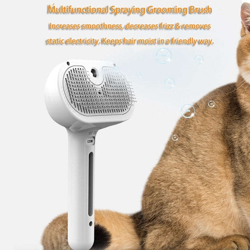 MistComb Hydrating Groom & De-Shed Brush